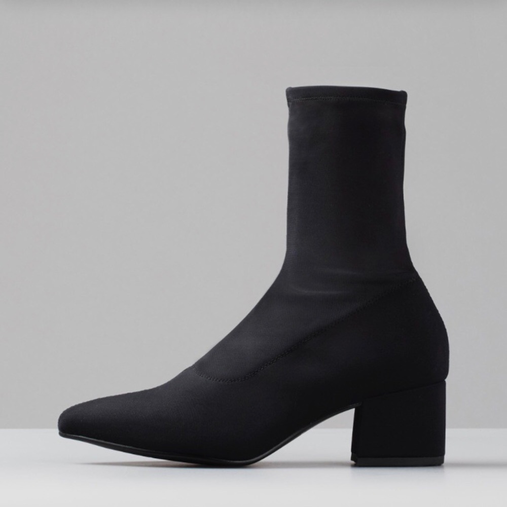 Vagabond Mya Black Stretch Sock Boots BRAND NEW 39